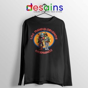 Mandalorian Los Pollos Hermanos Black Long Sleeve Tee