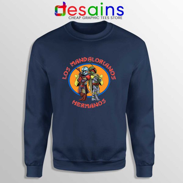 Mandalorian Los Pollos Hermanos Navy Sweatshirt Mando