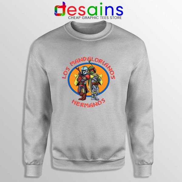 Mandalorian Los Pollos Hermanos Sport Grey Sweatshirt Mando