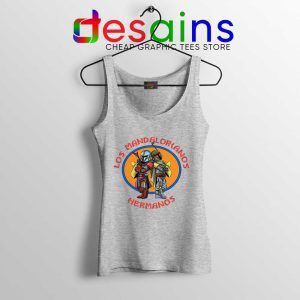 Mandalorian Los Pollos Hermanos Sport Grey Tank Top Star Wars