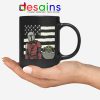 Mando Baby Yoda Flag Mug Disney Merch Sale