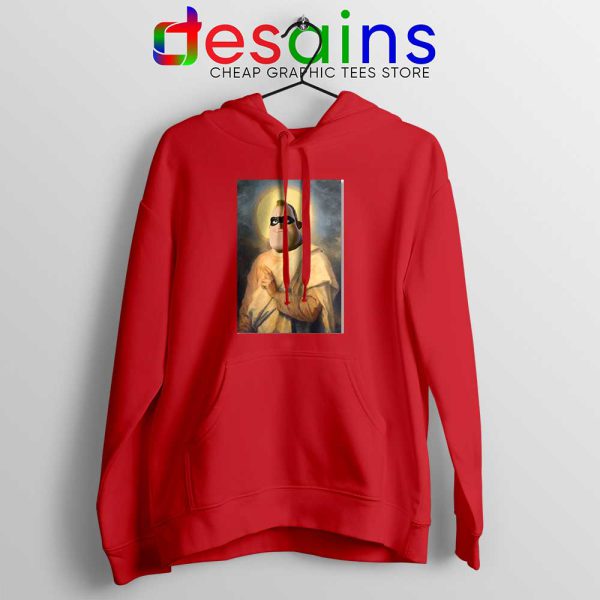 Mr Incredible Meme Pious Red Hoodie Bob Parr