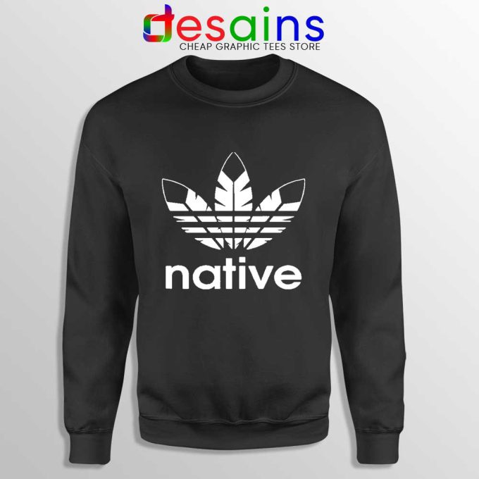 Native American Adidas Sweatshirt Indians Logo