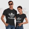 Native American Adidas T-Shirt Indians Logo