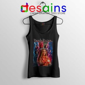 Scarlet Witch and Vision Black Tank Top Wandavison Disney+