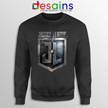 Snyder Cut Justice League Logo Black Sweatshirt Film DCEU