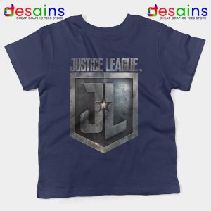 Snyder Cut Justice League Logo Navy Kids Tee DCEU Film