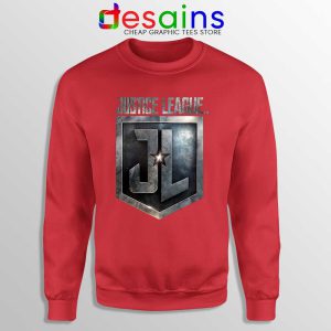 Snyder Cut Justice League Logo Red Sweatshirt Film DCEU