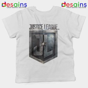 Snyder Cut Justice League Logo White Kids Tee DCEU Film