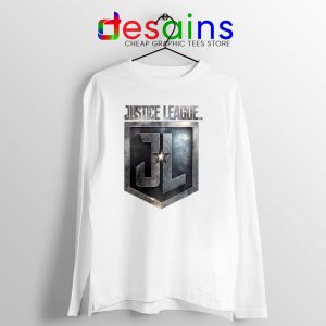 Snyder Cut New Justice League White Long Sleeve Tee DCEU Film