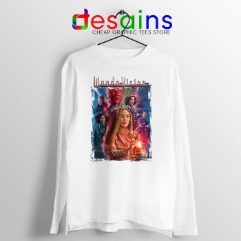 Wandavison Scarlet Witch and Vision Long Sleeve Tee