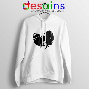 Wu Tang Clan Logo Graphic White Hoodie Hip Hop Merch