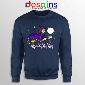 Agatha All Along Song Navy Sweatshirt Marvel Comics Disney+