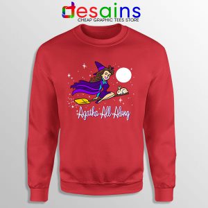 Agatha All Along Song Red Sweatshirt Marvel Comics Disney+