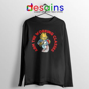 Best Garfield Meme Black Long Sleeve Tee Arm The Working Classes