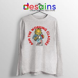 Best Garfield Meme Sport Grey Long Sleeve Tee Arm The Working Classes