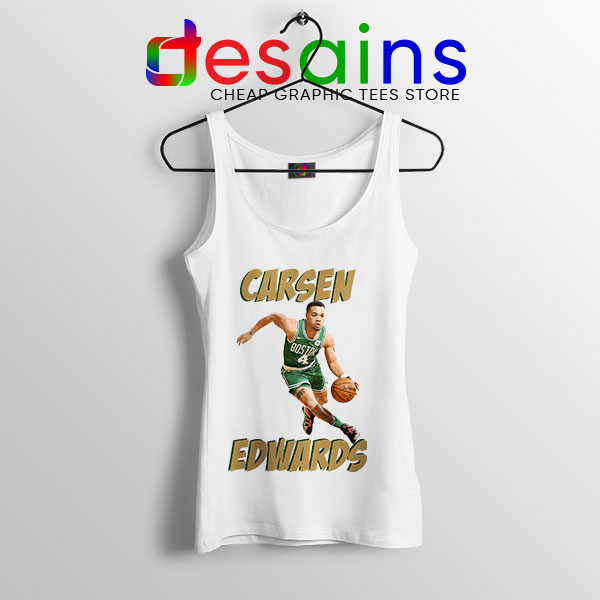 Buy Best Carsen Edwards Celtics White Tank Top