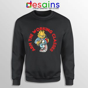Buy Garfield Meme Black Sweatshirt Arm The Working Classes