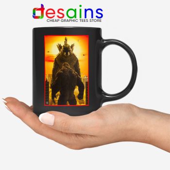 Buy Godzilla vs King Kong Poster Black Mug Coffee Movie