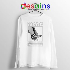 Cactus Jack Shoes Jordan Fly White Long Sleeve Tee Michael Jordan