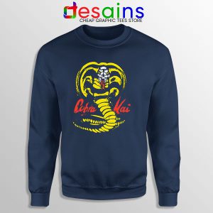 Cobra Kai TV Show Cheap Navy Sweatshirt Karate Kid Netflix