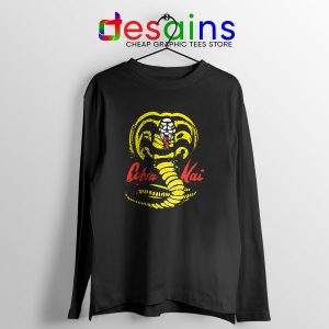 Cobra Kai TV Show Long Sleeve Tee Martial Arts Logo