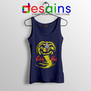 Cobra Kai TV Show Merch Navy Tank Top Karate Kid Netflix