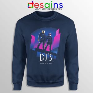 Daft Punk Break Up Merch Navy Sweatshirt Epilogue