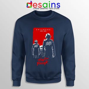 Daft Punk Epilogue Graphic Navy Sweatshirt 1993 to 2021