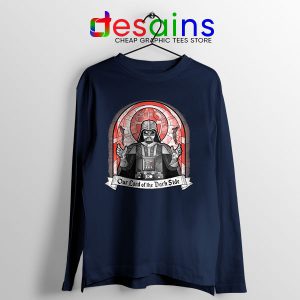 Dark Side Star Wars Symbol Navy Long Sleeve Tee The Force