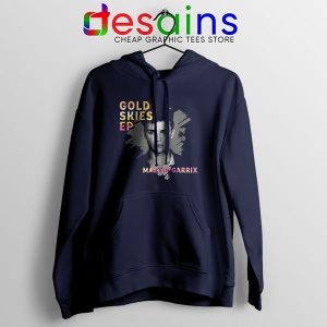 EP Gold Skies Martin Navy Hoodie Dj World Merch