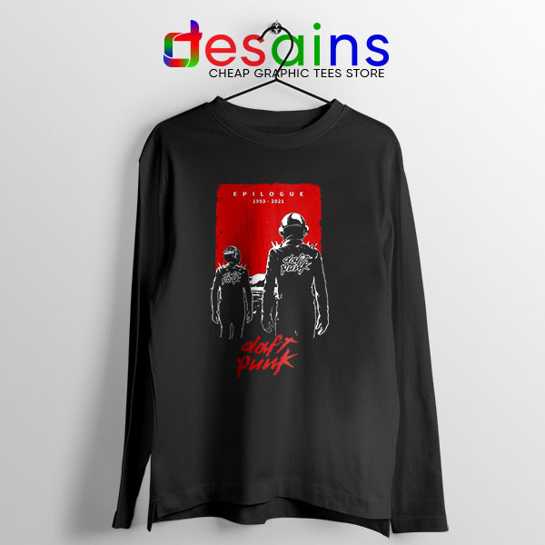 Epilogue Daft Punk New Long Sleeve Tee Breakup After 28 Years