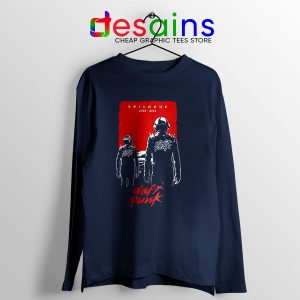 Epilogue Daft Punk New Navy Long Sleeve Tee Breakup After 28 Years