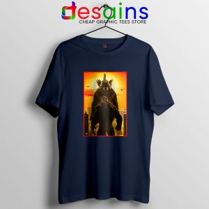 Godzilla vs Kong Official Poster Navy T Shirt