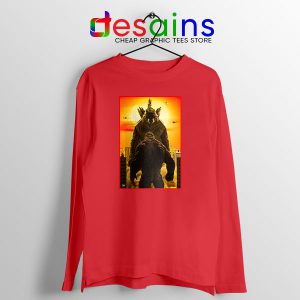 Godzilla vs Kong Who Won Red Long Sleeve Tee Movie Merch