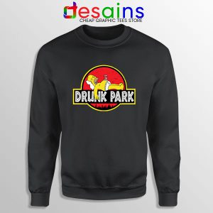 Homer Drinking Beer Sweatshirt Drunk Park Simpsons