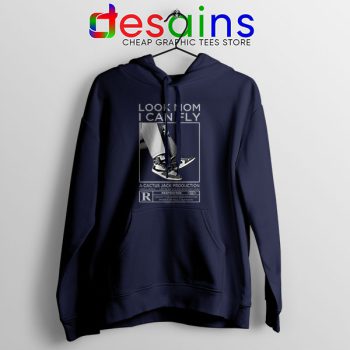 Look Mom I Can Fly Travis Navy Hoodie Cactus Jack Jordan