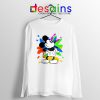 Mickey Mouse On Disney Art Long Sleeve Tee Cartoon