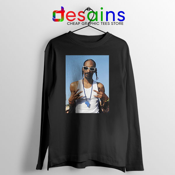 Snoop Dogg Rapper Black Long Sleeve Tee Deep Cover