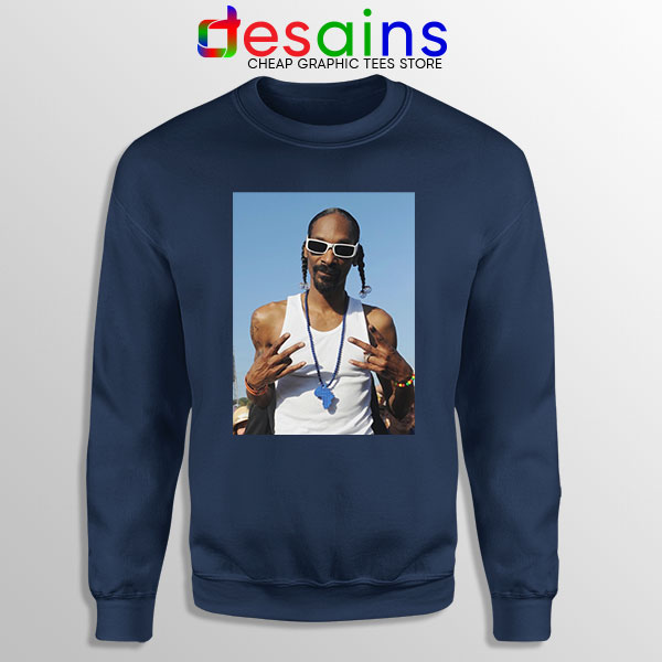 Snoop Dogg Rapper Cheap Navy Sweatshirt Deep Cover