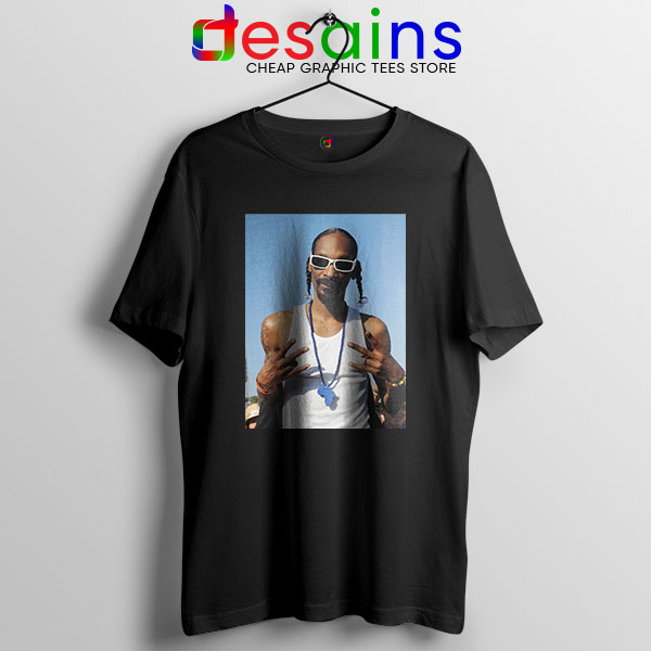 Snoop Dogg Rapper Graphic Black T Shirt Deep Cover