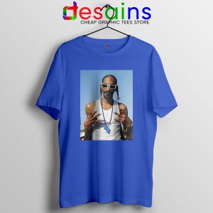 Snoop Dogg Rapper Graphic Blue T Shirt Deep Cover