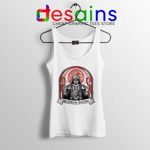 Star Wars Dark Side Symbol White Tank Top The Force