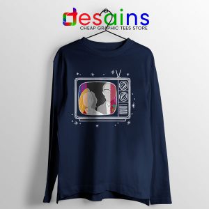 Wandavision 90s Sitcom Navy Long Sleeve Tee Disney Plus