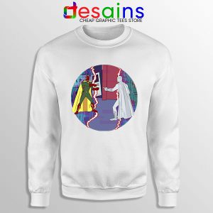 Wandavision White Vision White Sweatshirt Marvel Comics Art