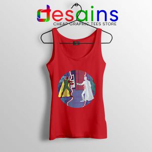 White Vision Marvel Disney Red Tank Top Wandavision