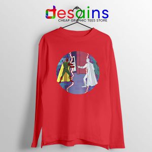 White Vision Wandavision Red Long Sleeve Tee Avengers