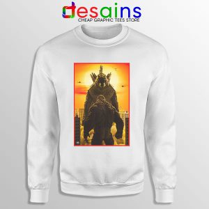 Who Won Godzilla or King kong White Sweatshirt