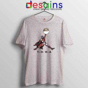 Air Jordan Retro Baby Yoda Sport Grey T Shirt Mandalorian