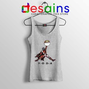 Air Jordan Retro Baby Yoda Sport Grey Tank Top Mandalorian